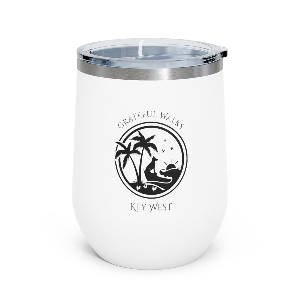 Grateful Walks Key West 12oz Insulated Wine Tumbler