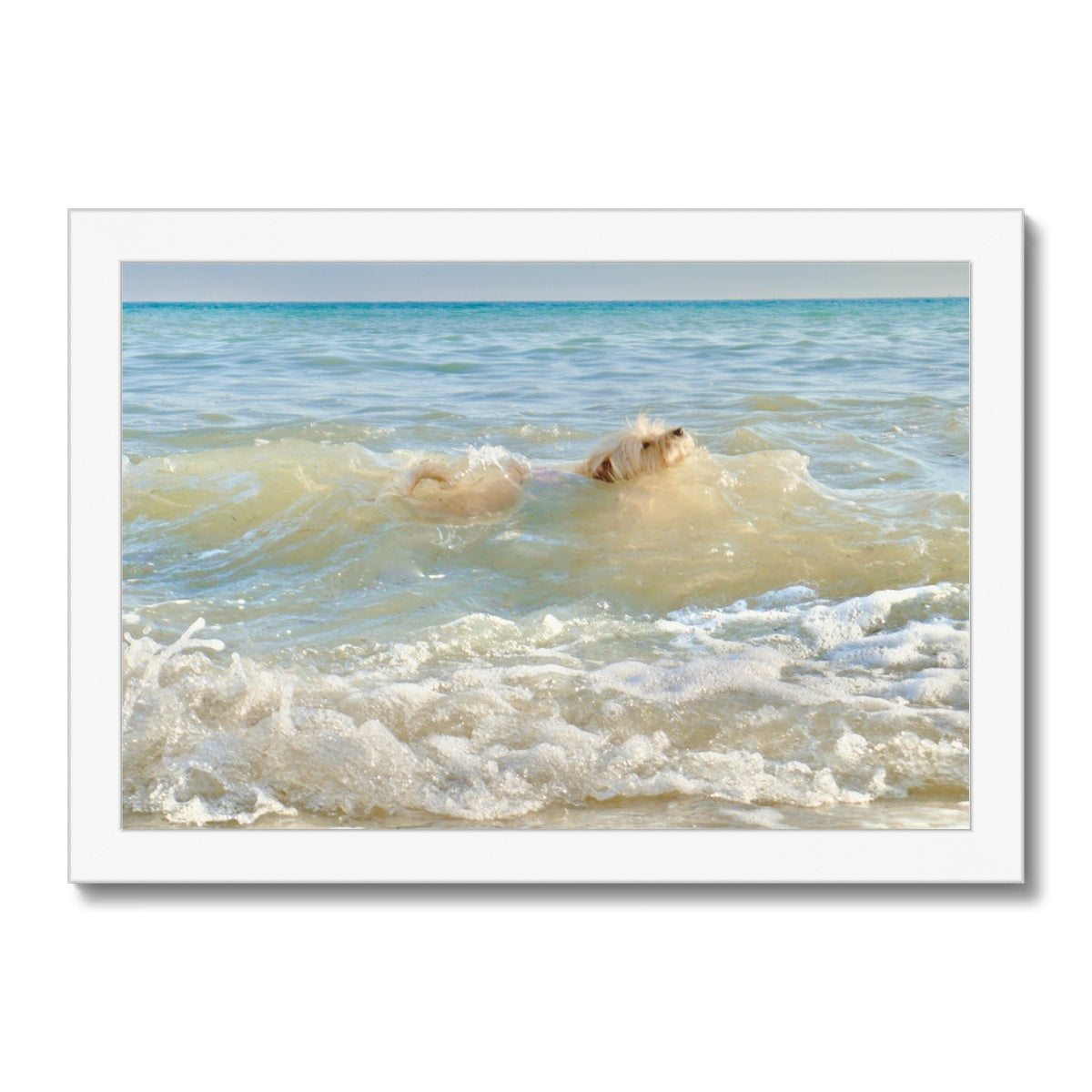 Go with the Flow Framed Print